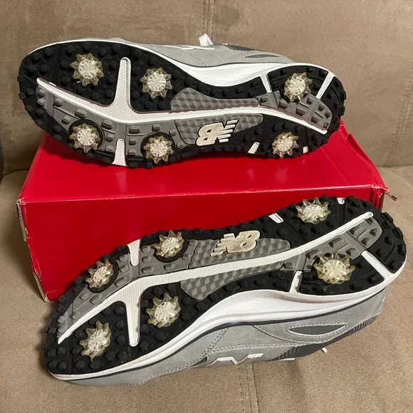 Men’s New Balance Heritage Golf Shoes WIDE - Picture 3 of 8